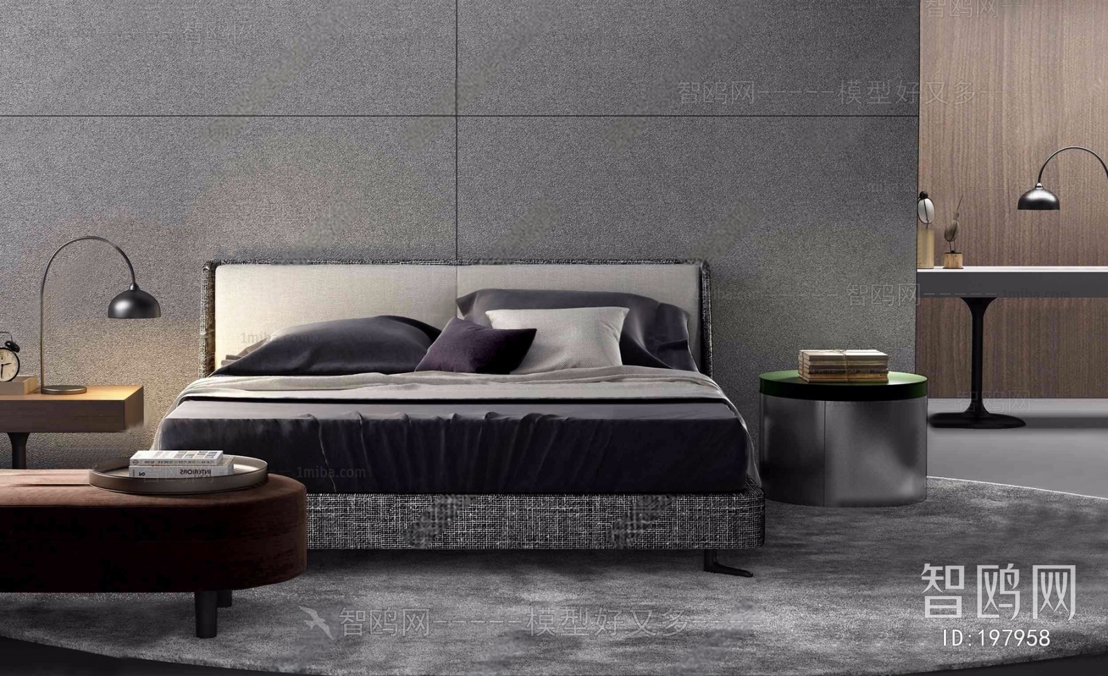 Modern Double Bed