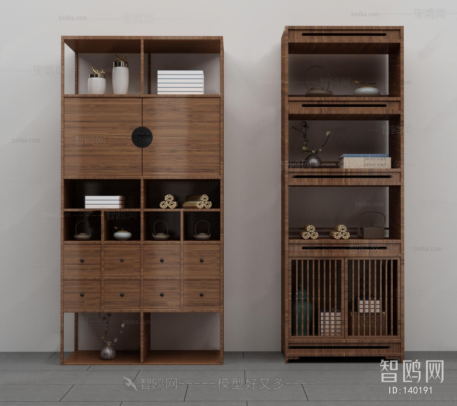 New Chinese Style Decorative Cabinet