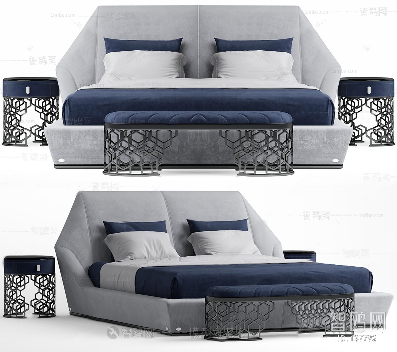 Modern Double Bed