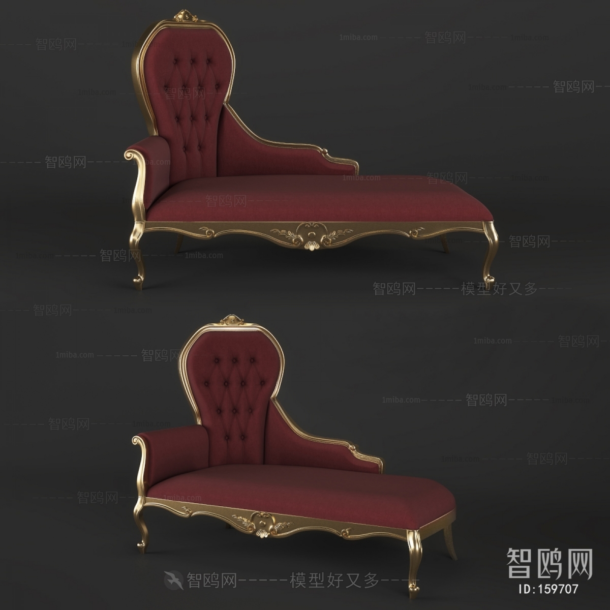 European Style Noble Concubine Chair