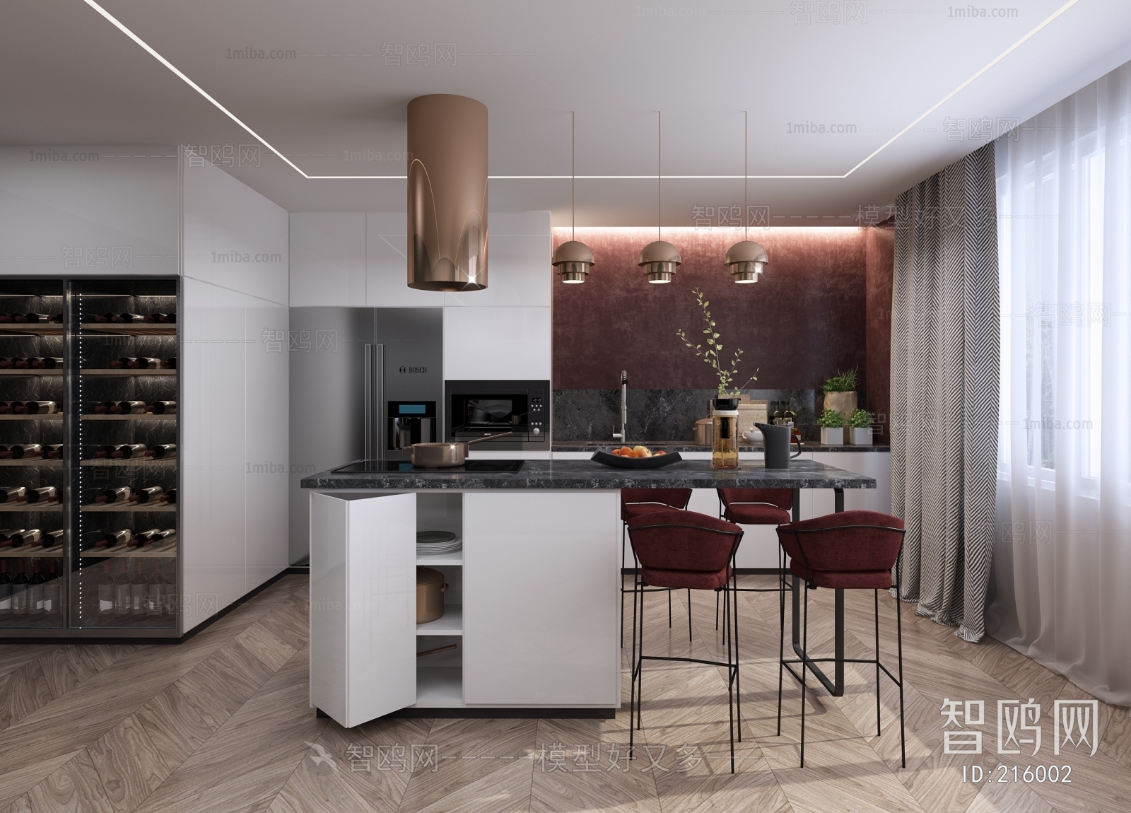 Modern Open Kitchen