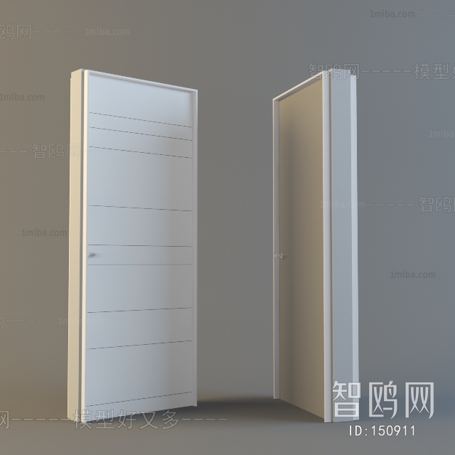 Modern Solid Wood Door