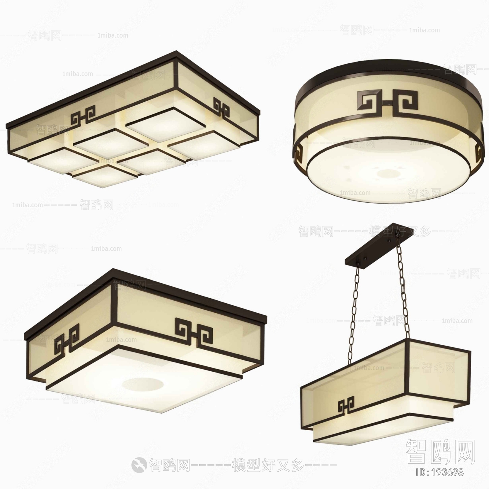 New Chinese Style Ceiling Ceiling Lamp