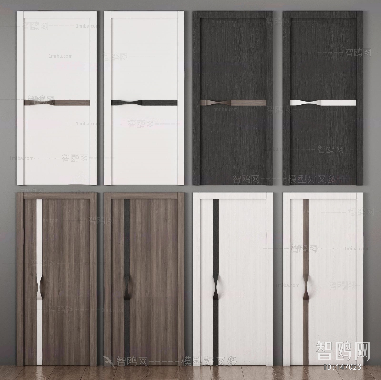 Nordic Style Solid Wood Door