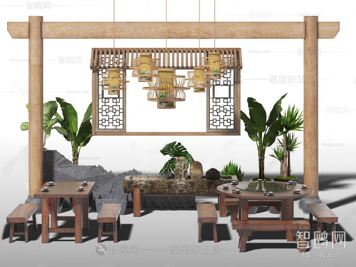 Chinese Style Dining Table And Chairs