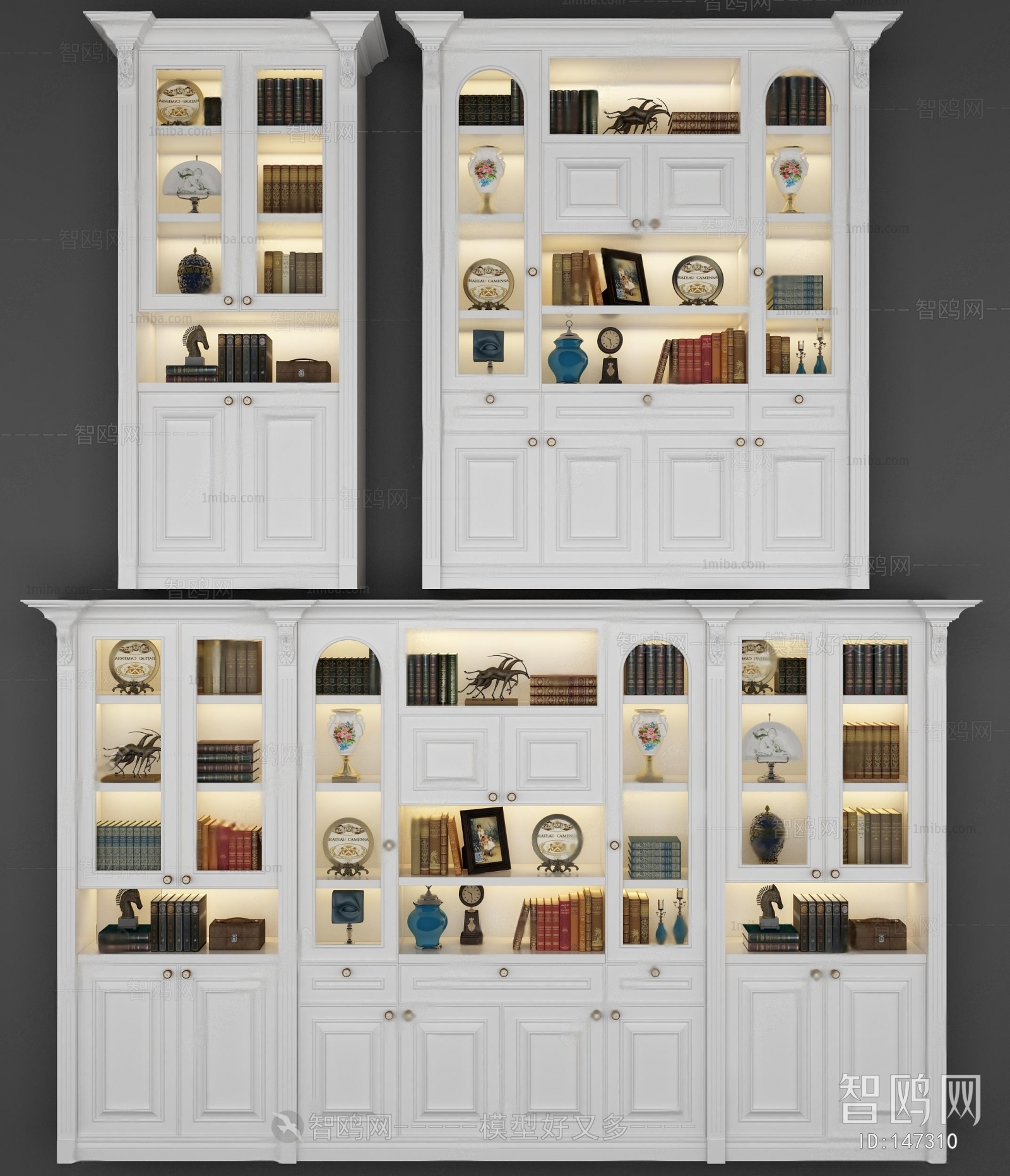 European Style Bookcase