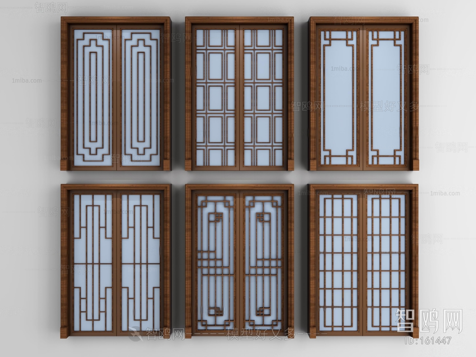 New Chinese Style Sliding Door