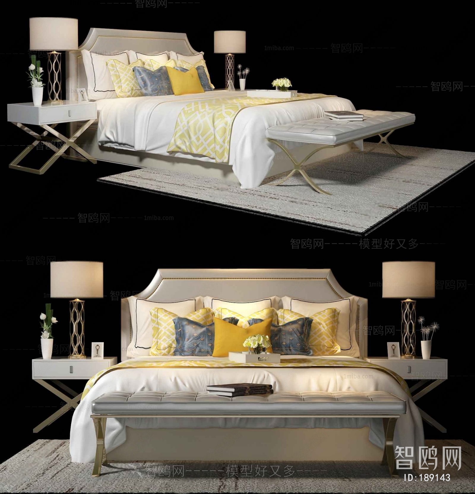 American Style Double Bed