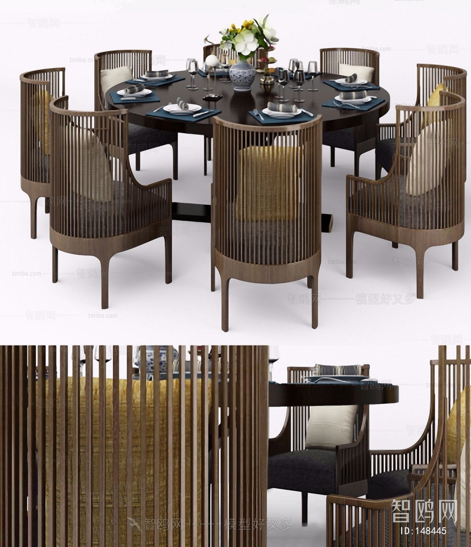 New Chinese Style Dining Table And Chairs