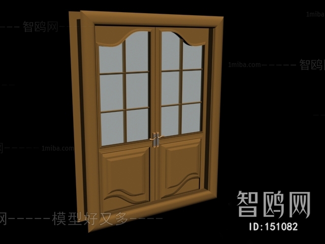 Modern Solid Wood Door