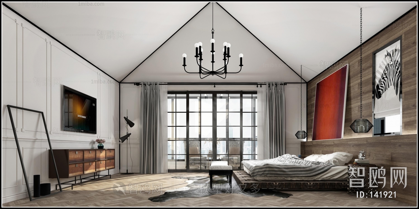 Industrial Style Bedroom