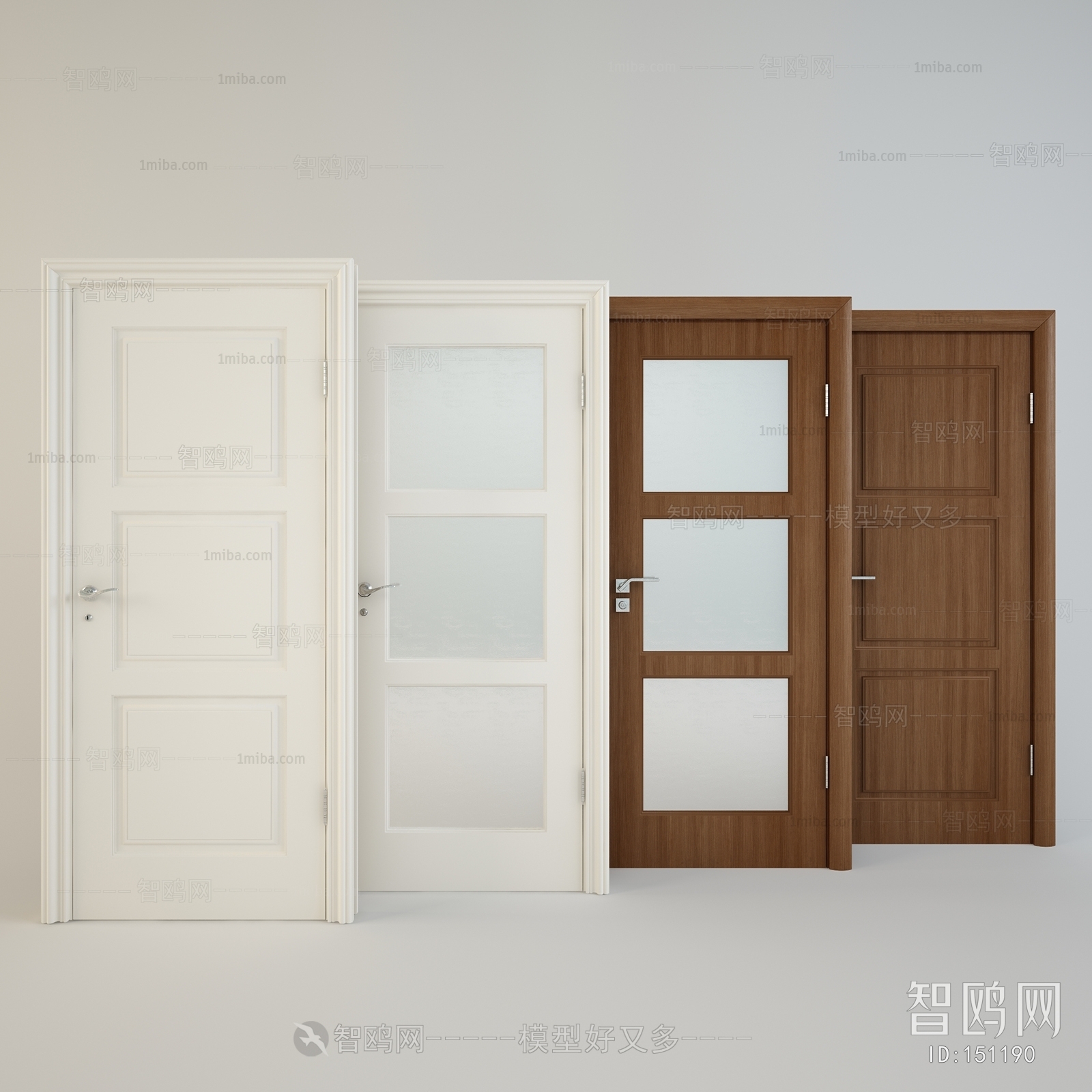 Modern Solid Wood Door