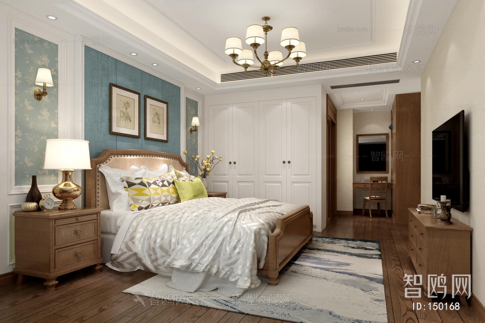 American Style Bedroom