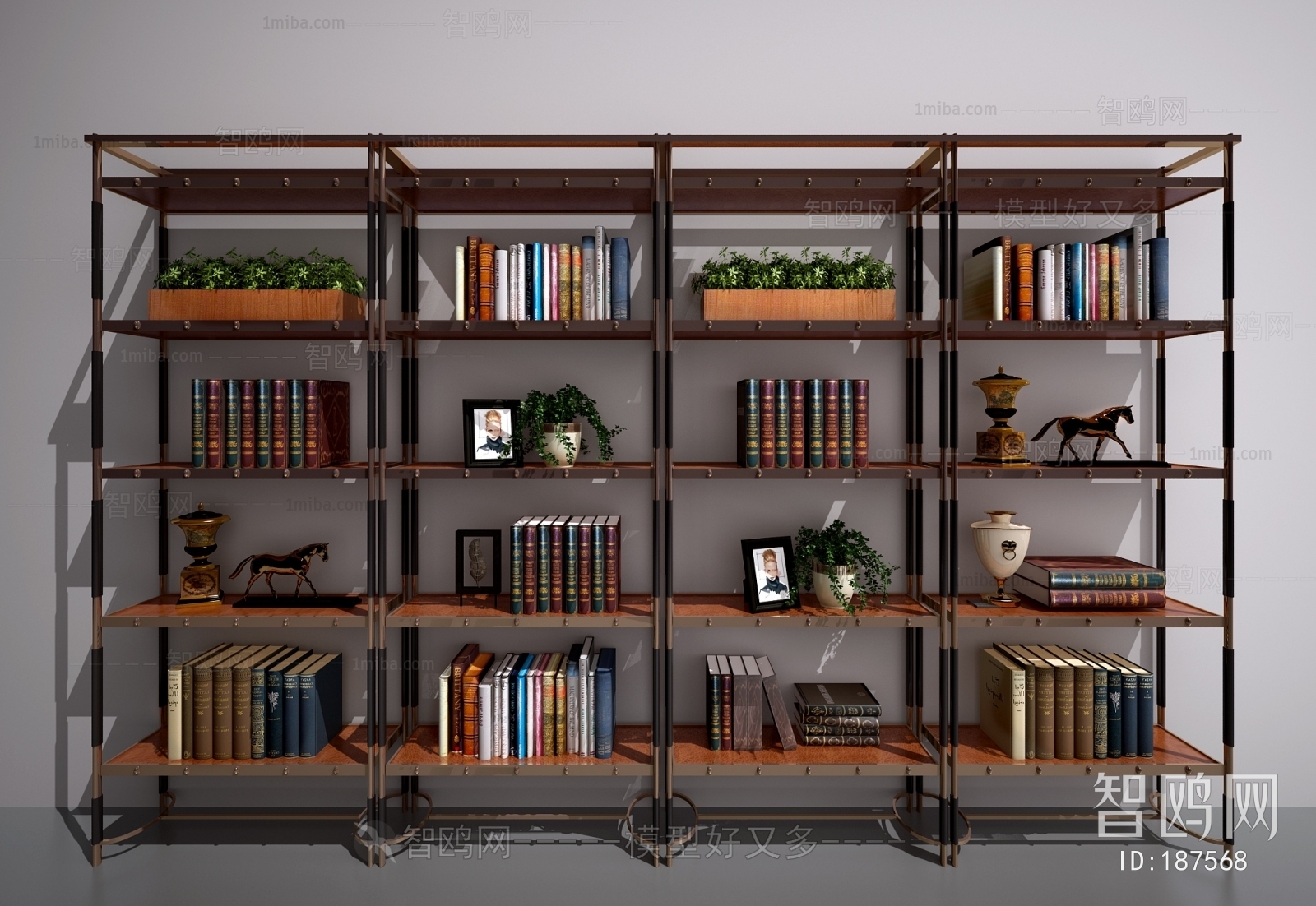 Industrial Style Bookshelf