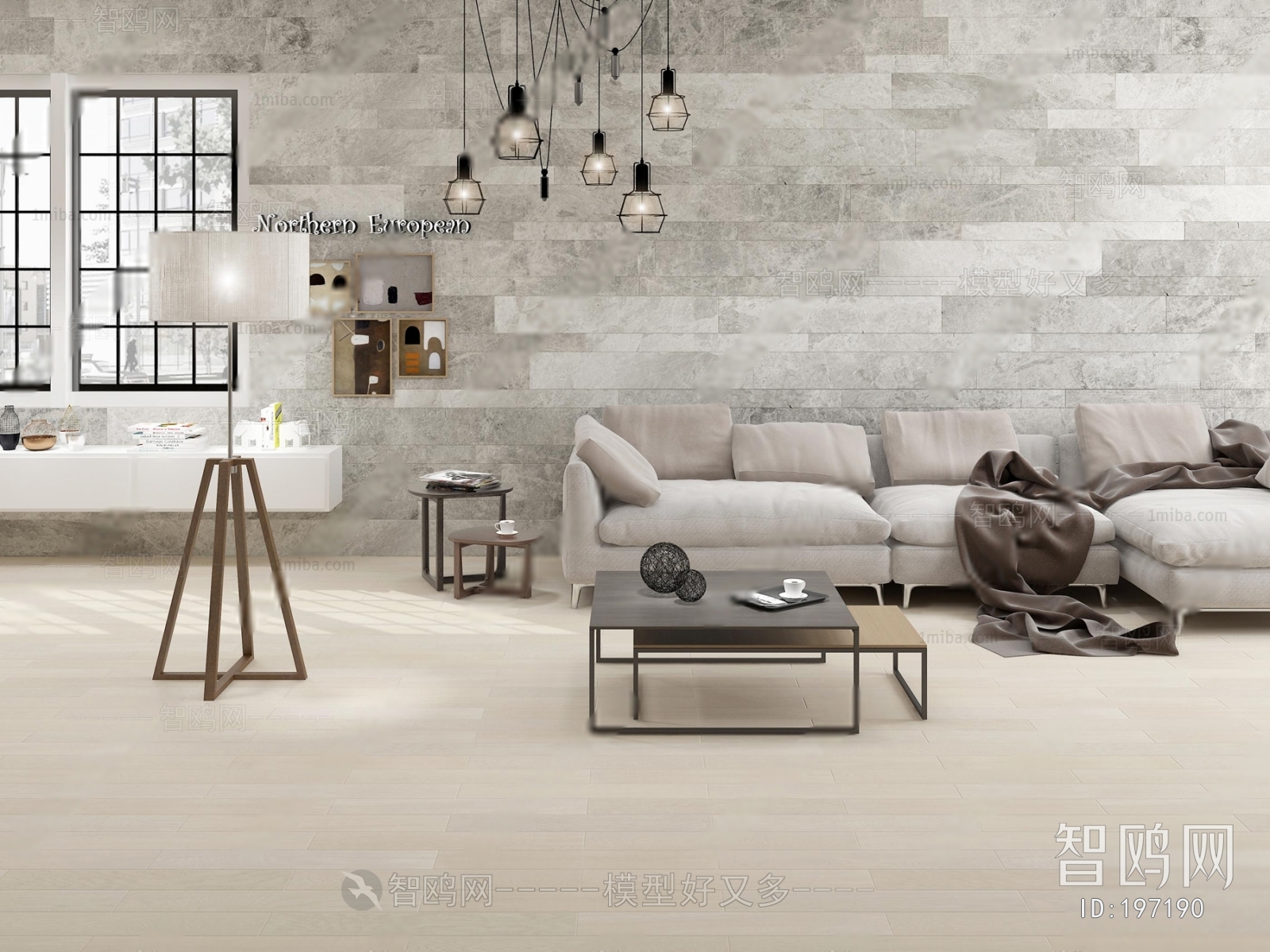 Nordic Style Sofa Combination