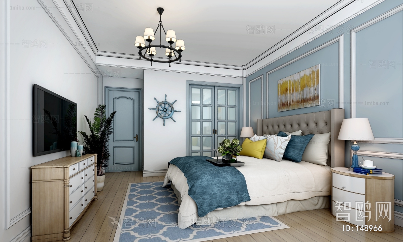 American Style Bedroom