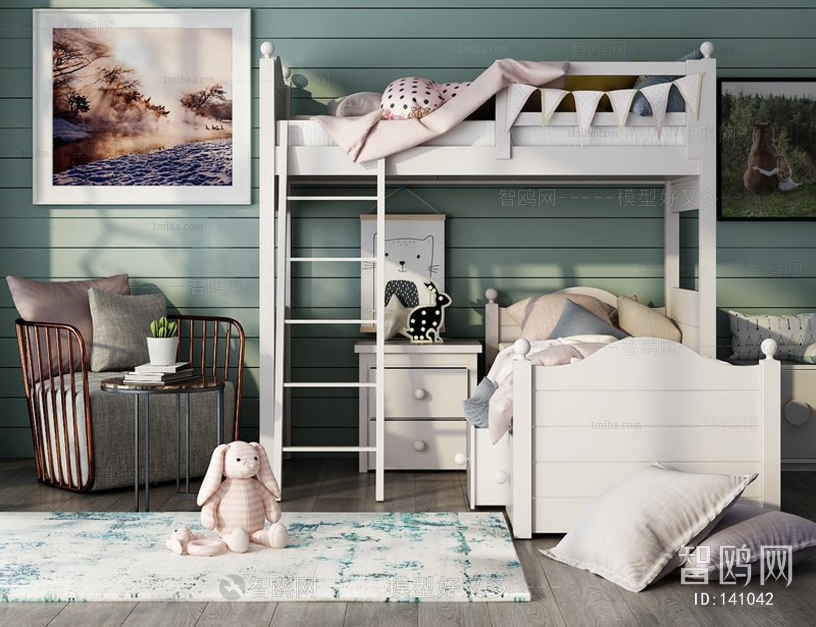 Nordic Style Bunk Bed