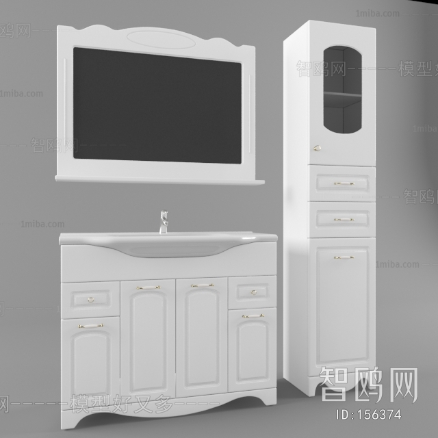 European Style Bathroom Cabinet