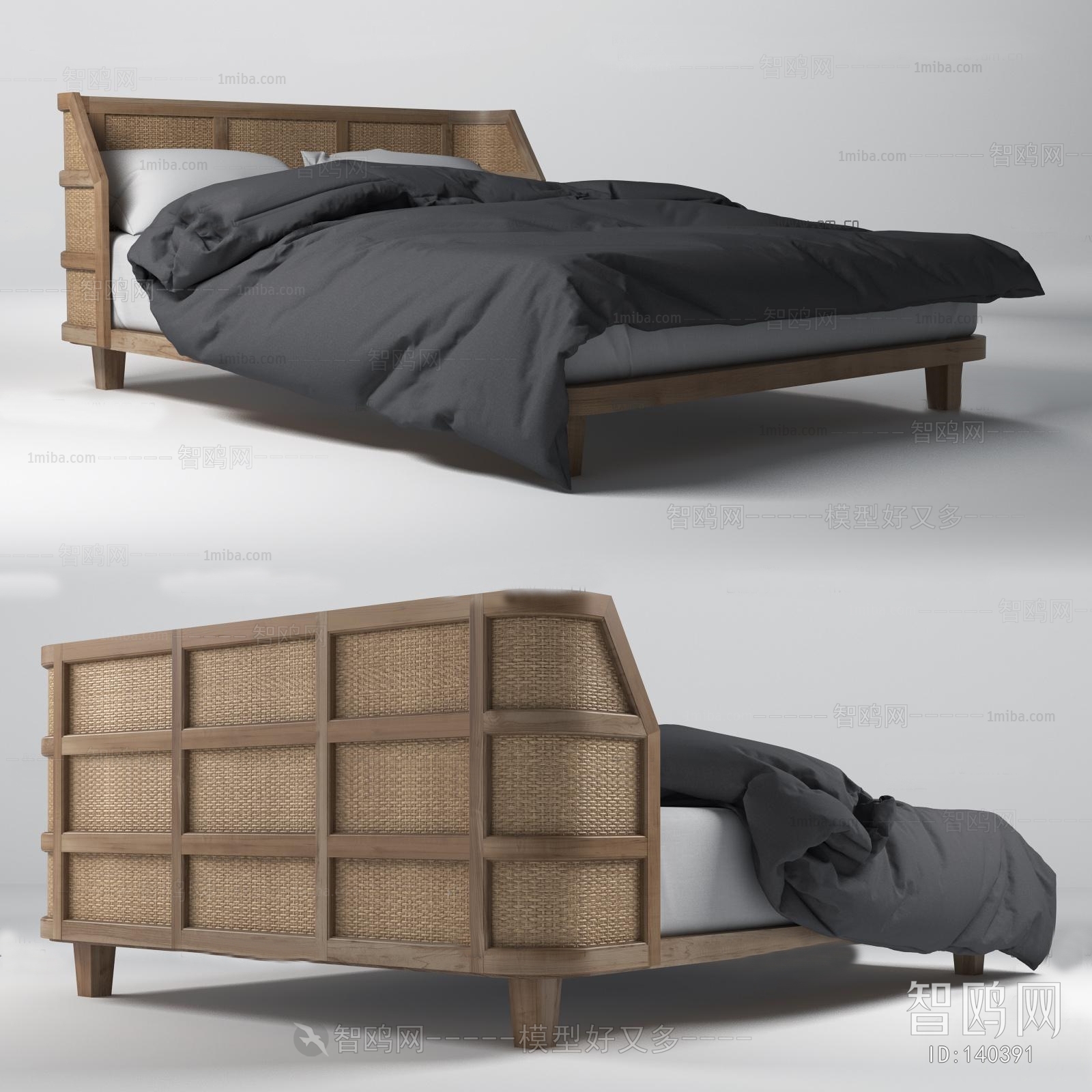 Modern Double Bed