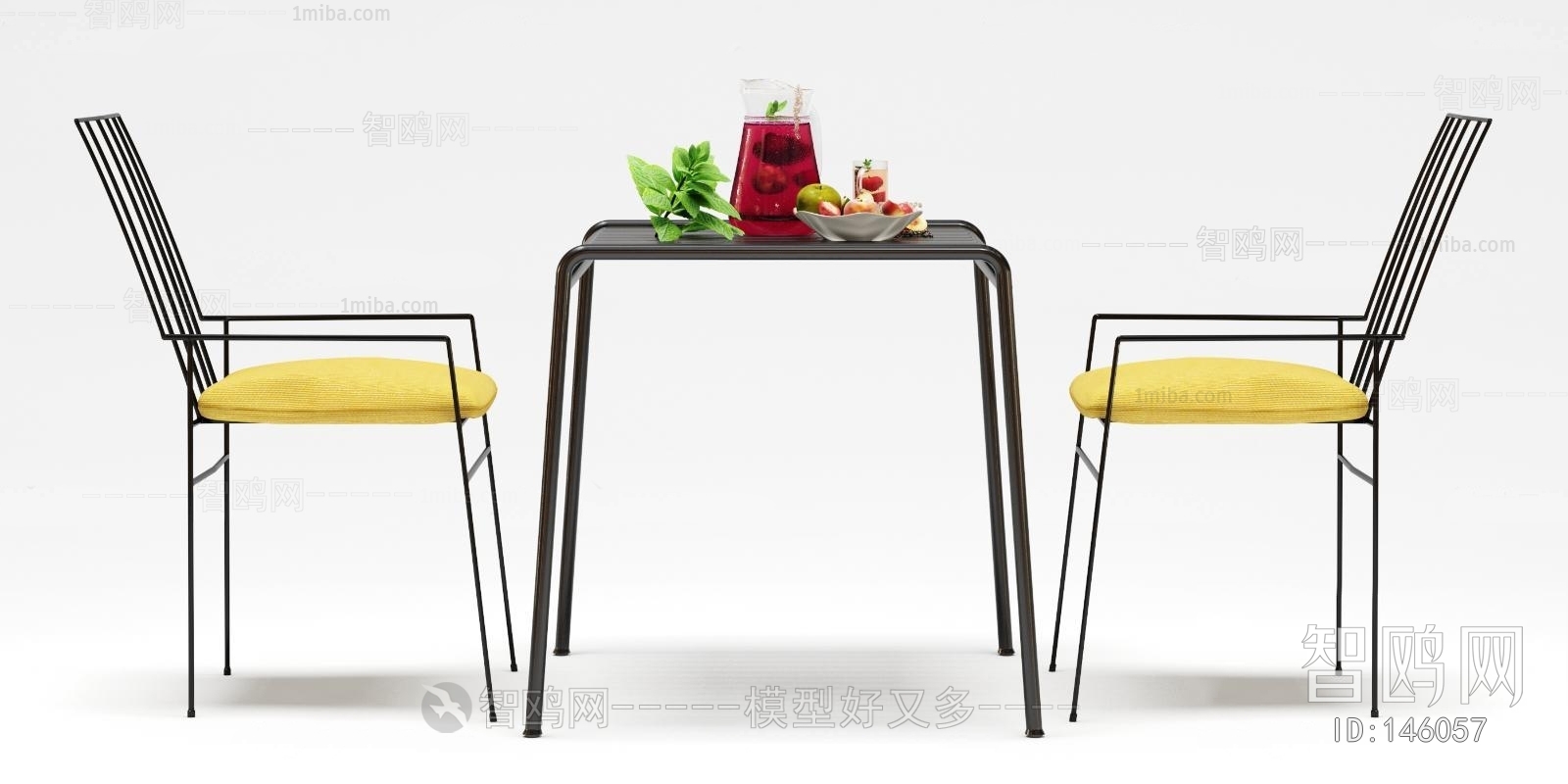 Industrial Style Dining Table And Chairs