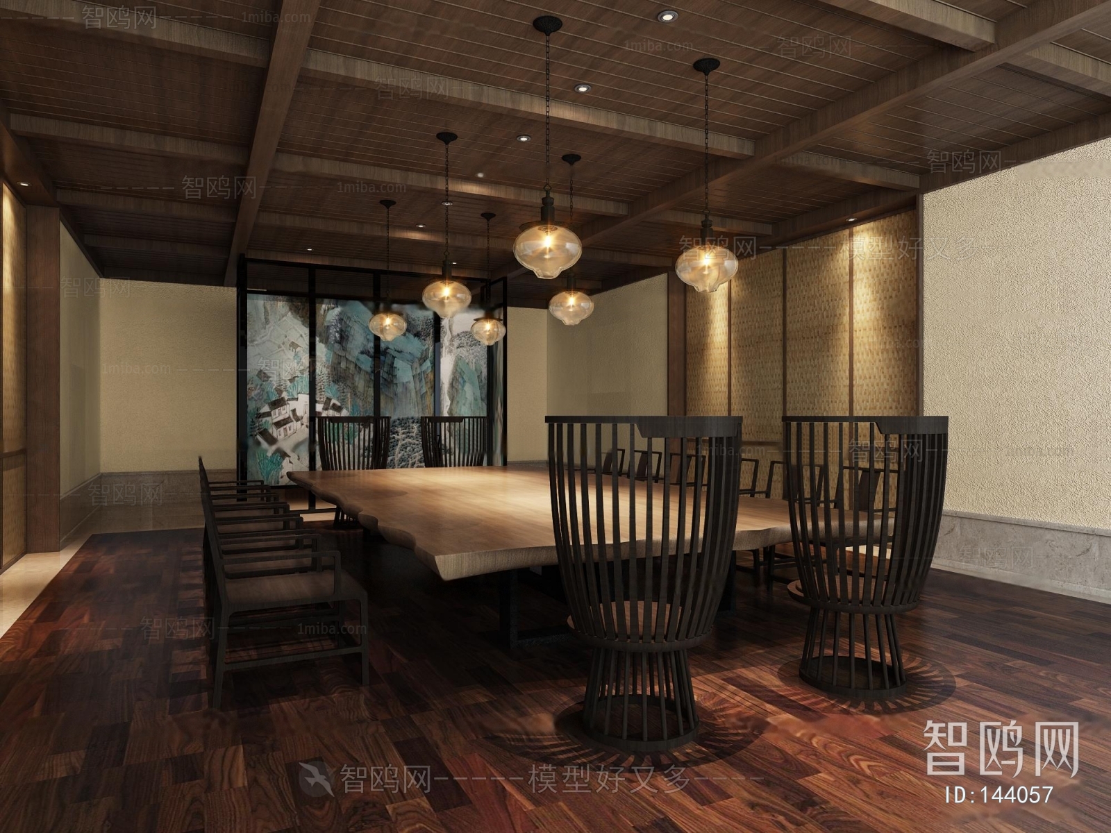 New Chinese Style Reception Area