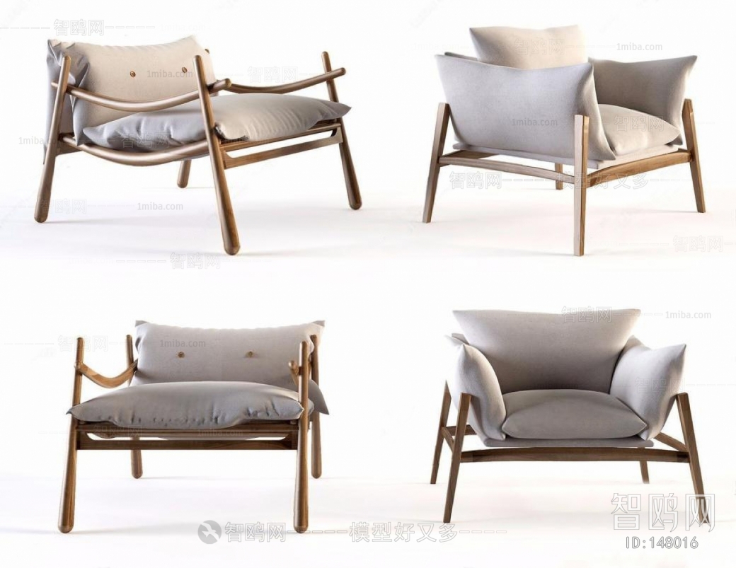 Nordic Style Lounge Chair