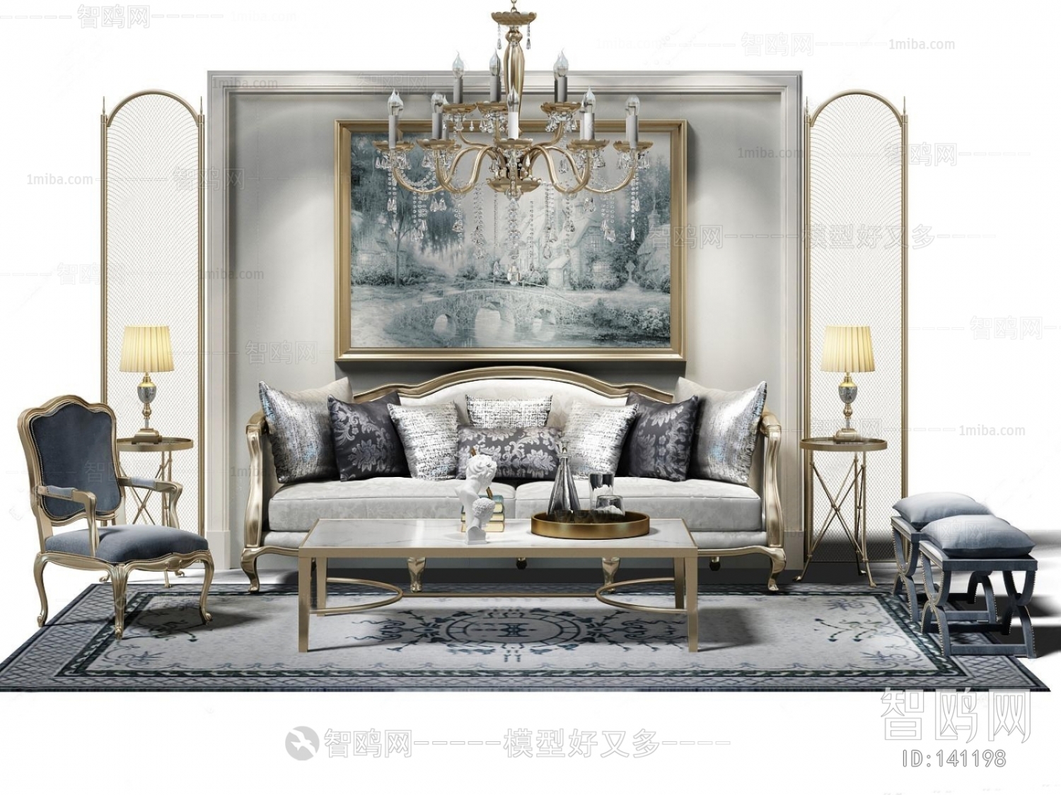 European Style Sofa Combination