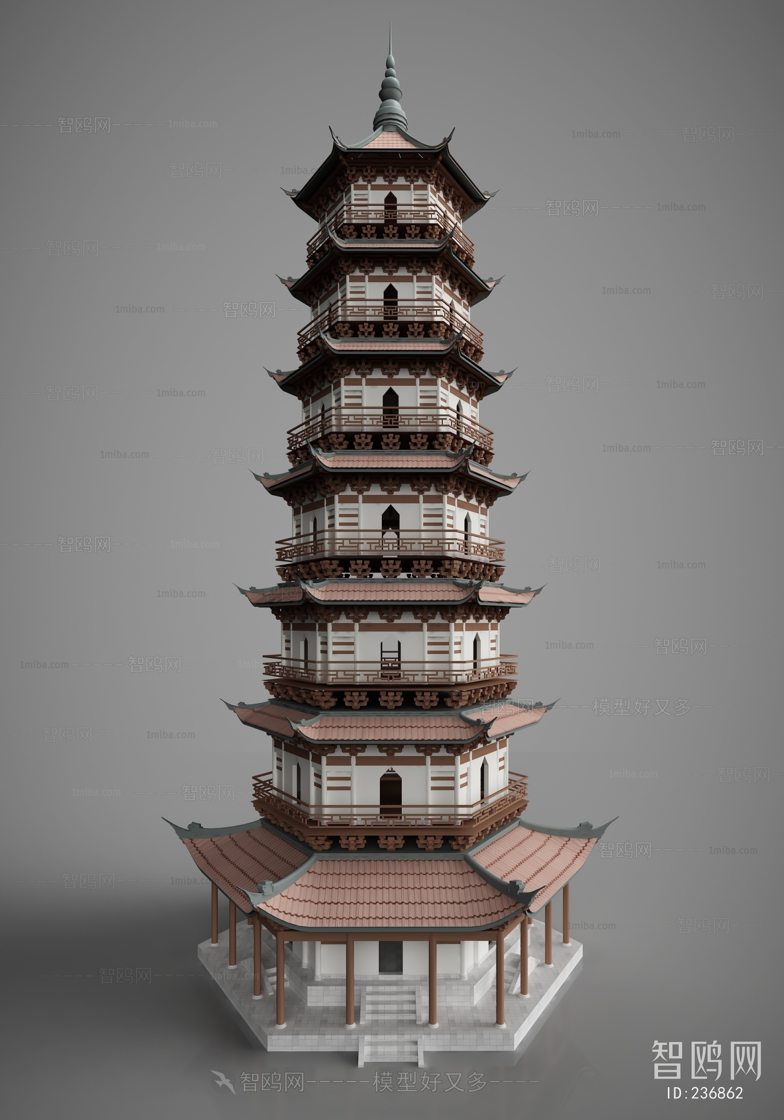 Chinese Style Ancient Architectural Buildings