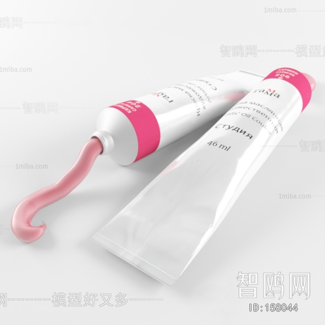 Modern Toothbrush And Toothpaste