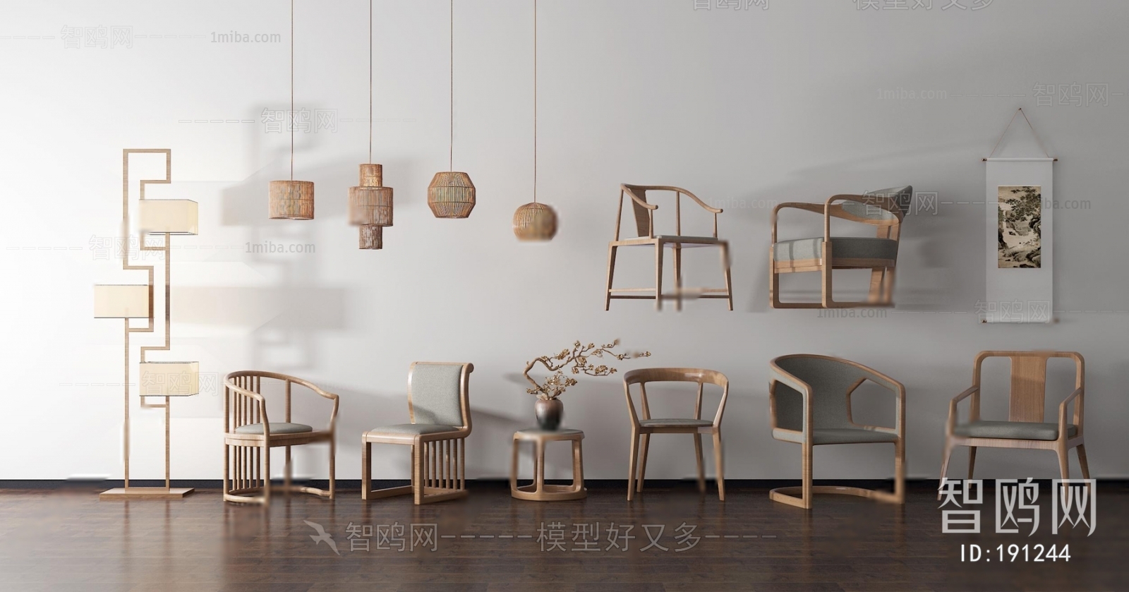 New Chinese Style Single Chair