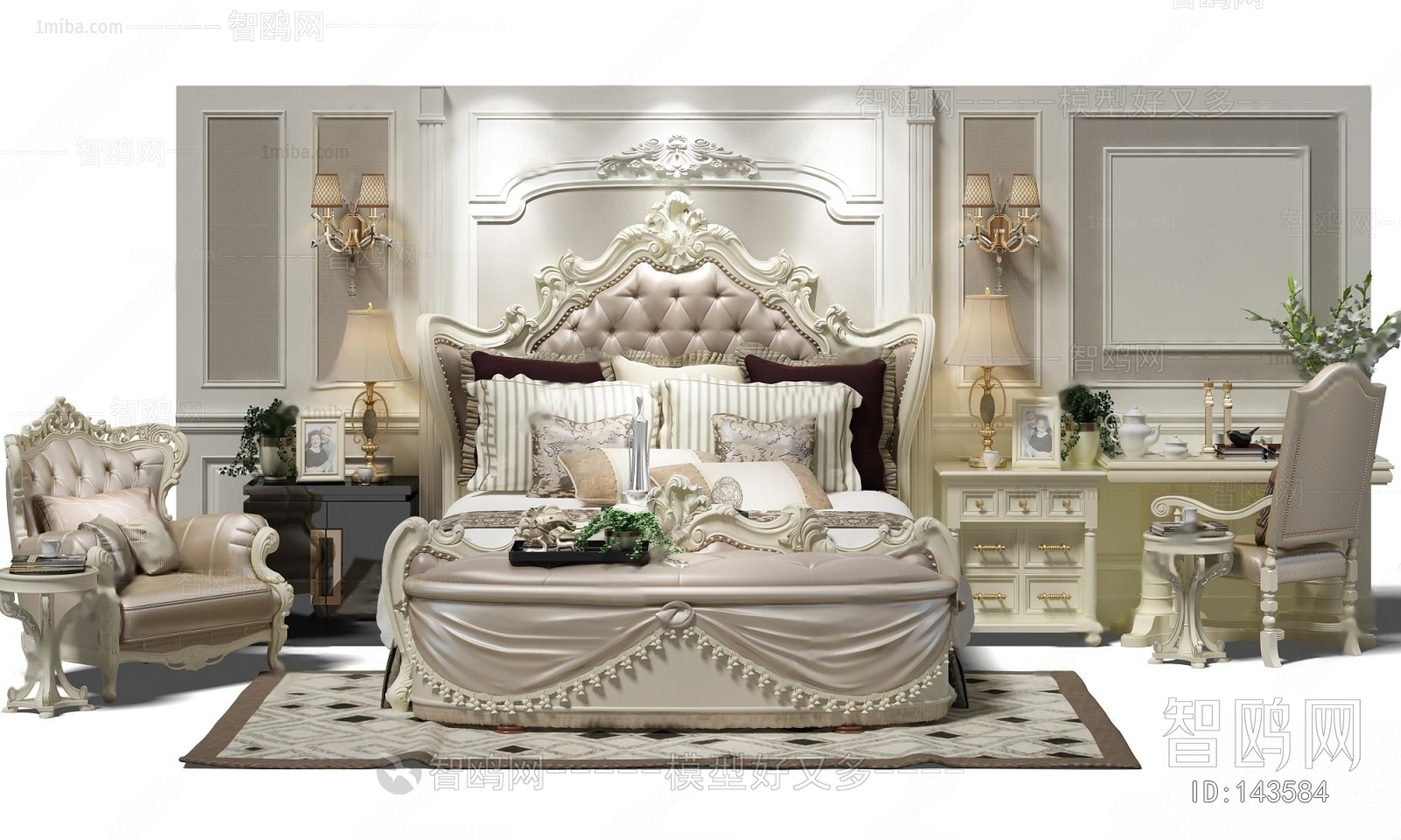 European Style Double Bed