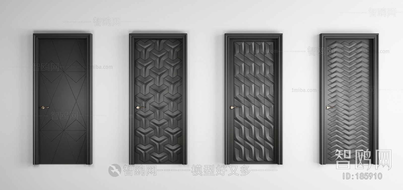 Modern Solid Wood Door