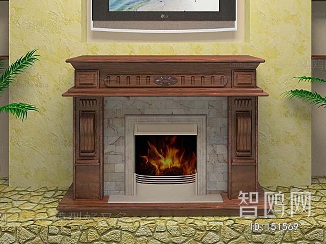 European Style Fireplace