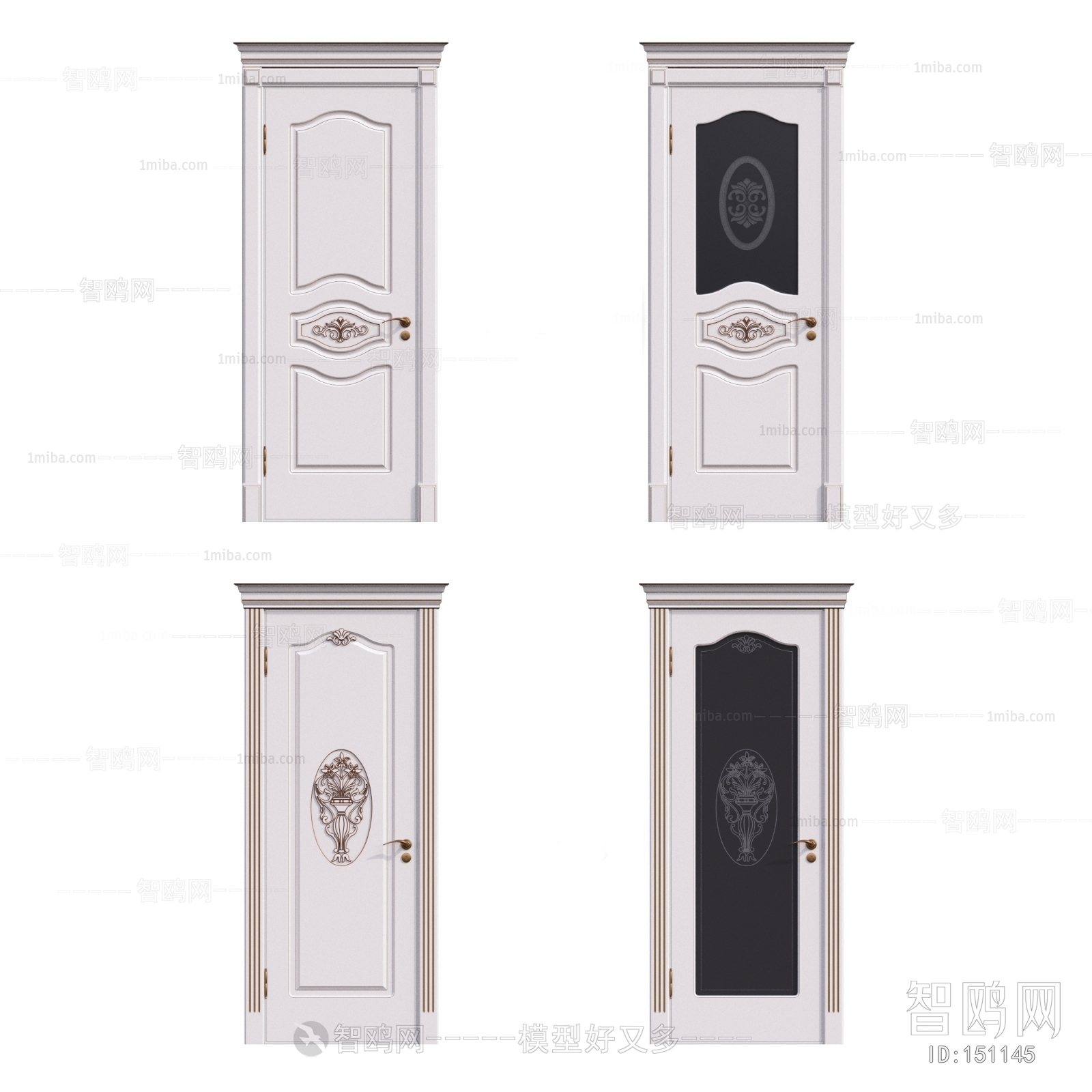 European Style Solid Wood Door