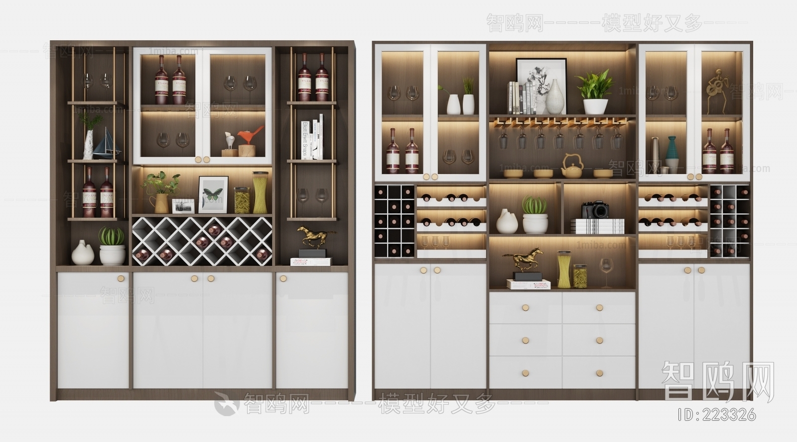 Nordic Style Wine Cabinet