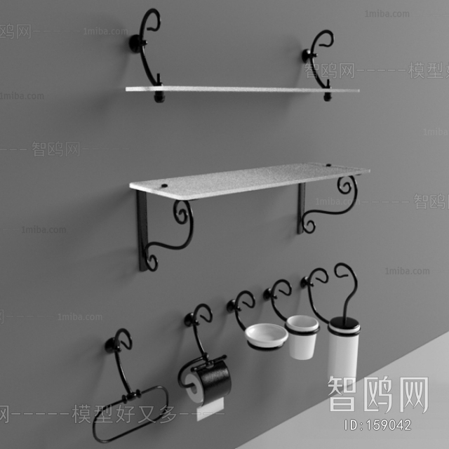 European Style Bathroom Rack