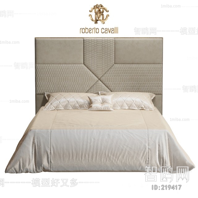 Post Modern Style Double Bed