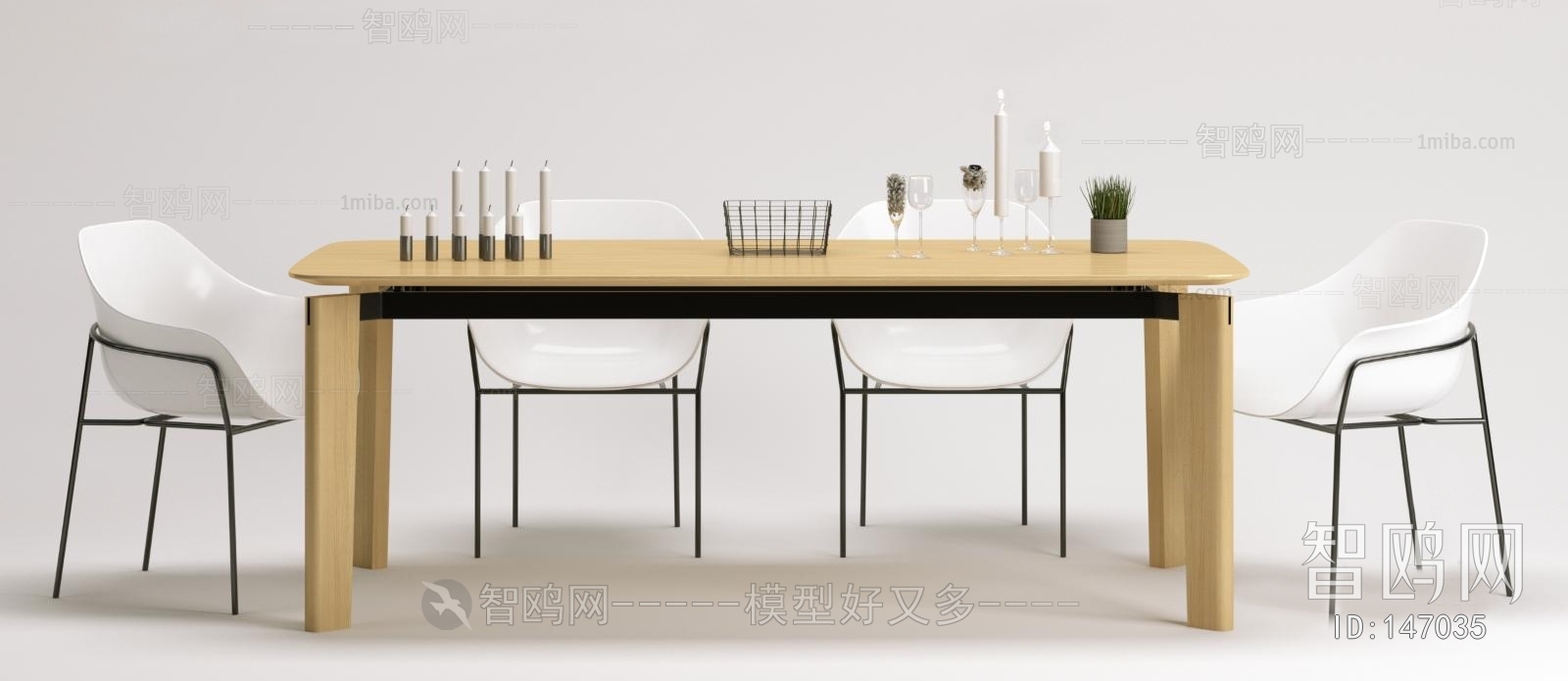 Nordic Style Dining Table And Chairs