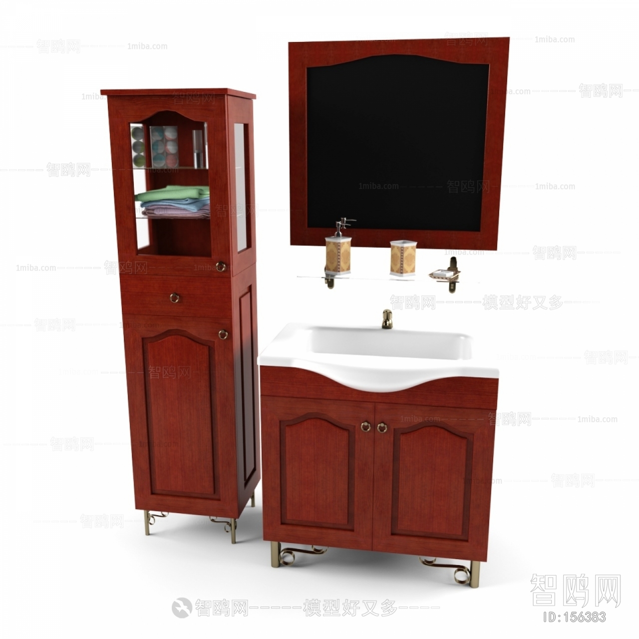 European Style Bathroom Cabinet