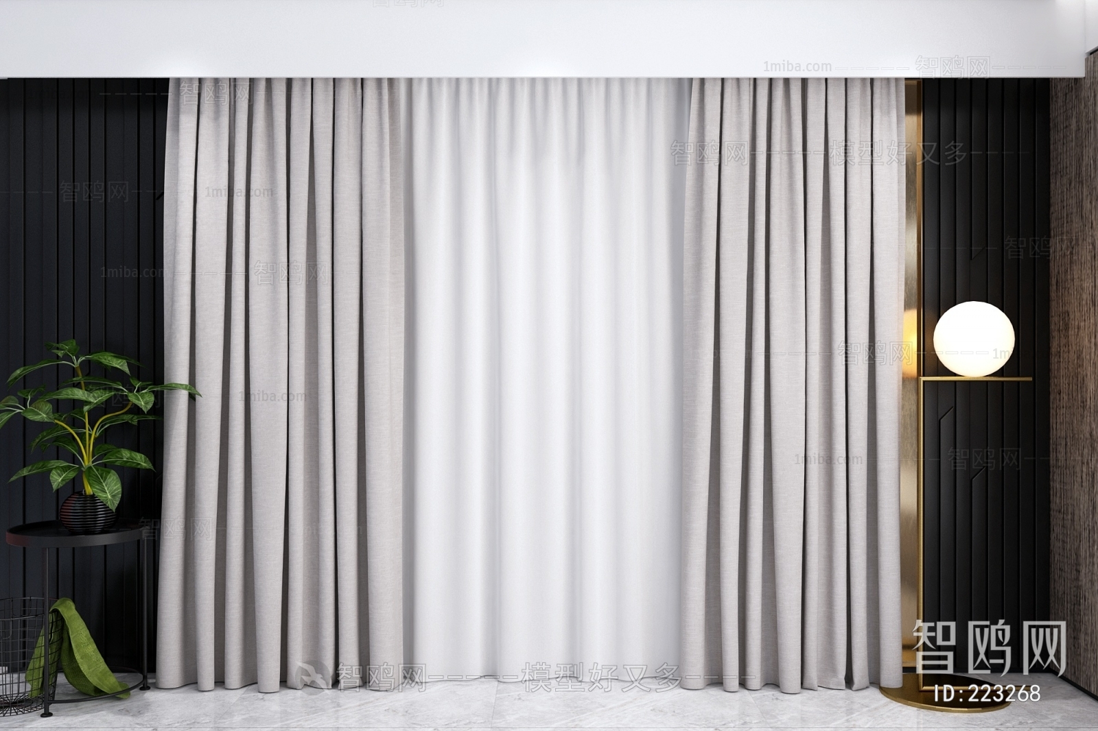 Modern The Curtain