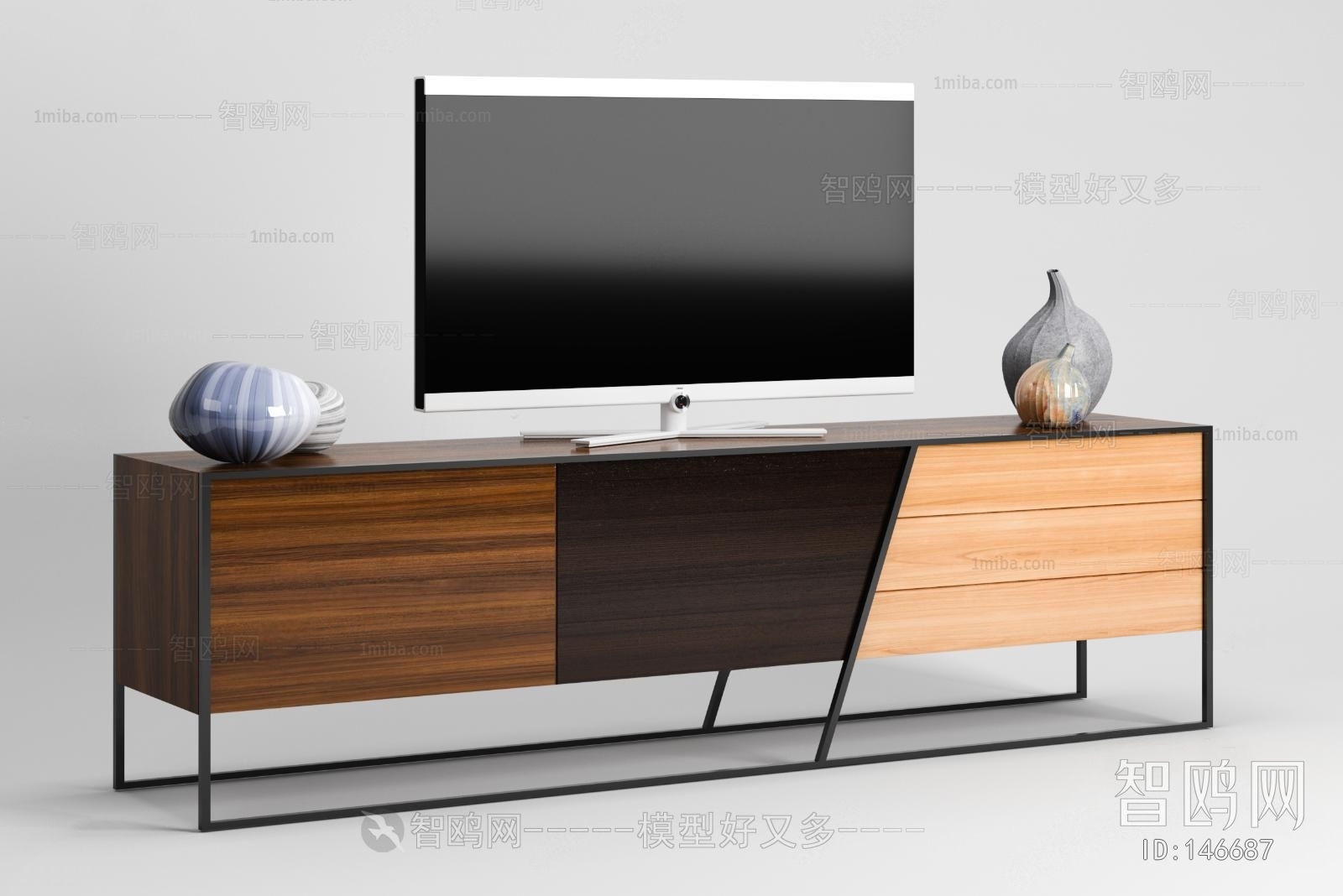 New Chinese Style TV Cabinet