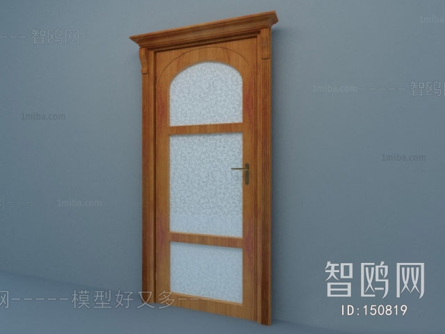 Modern Solid Wood Door