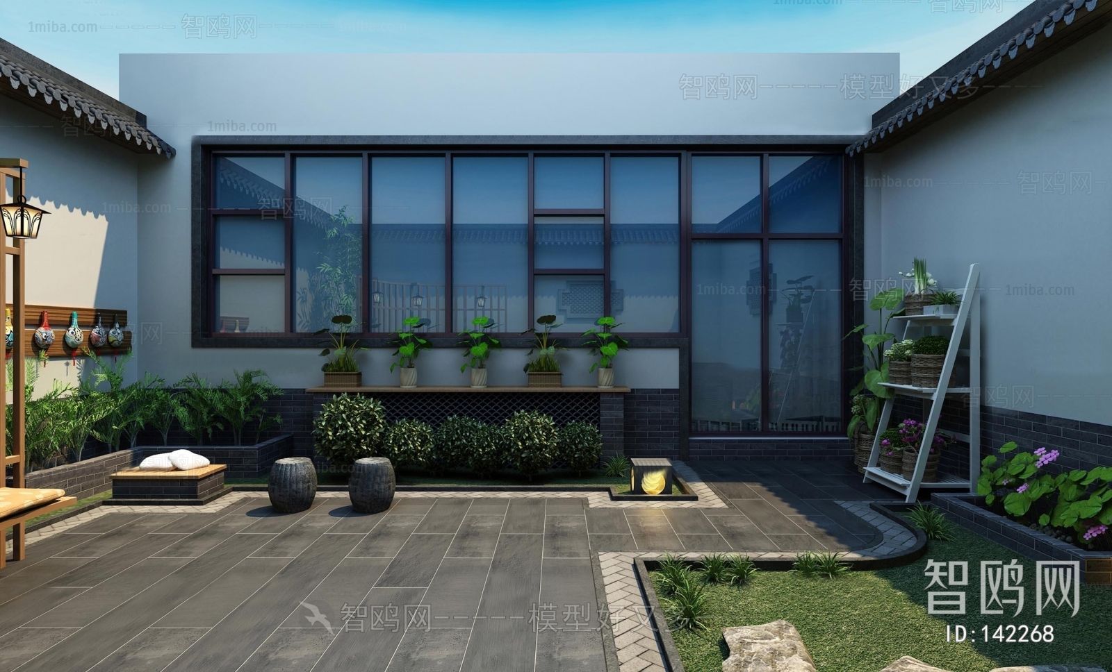 New Chinese Style Courtyard/landscape