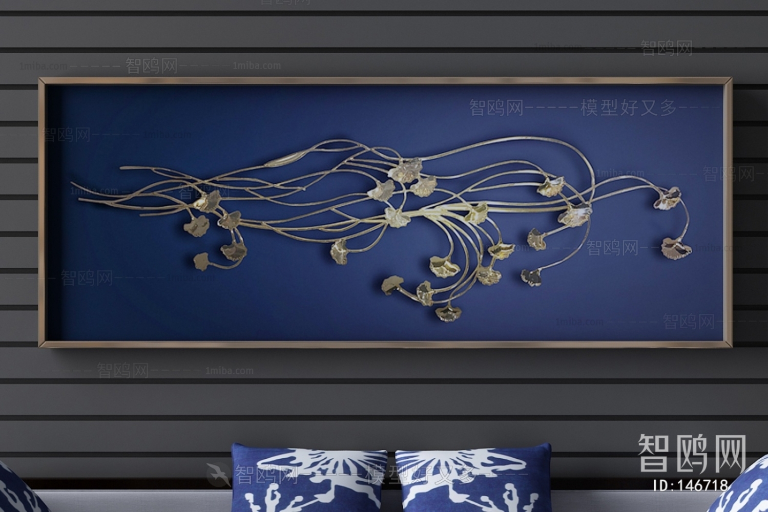 New Chinese Style Three-dimensional Physical Painting