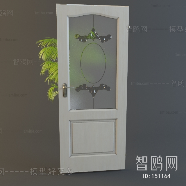 Modern Solid Wood Door