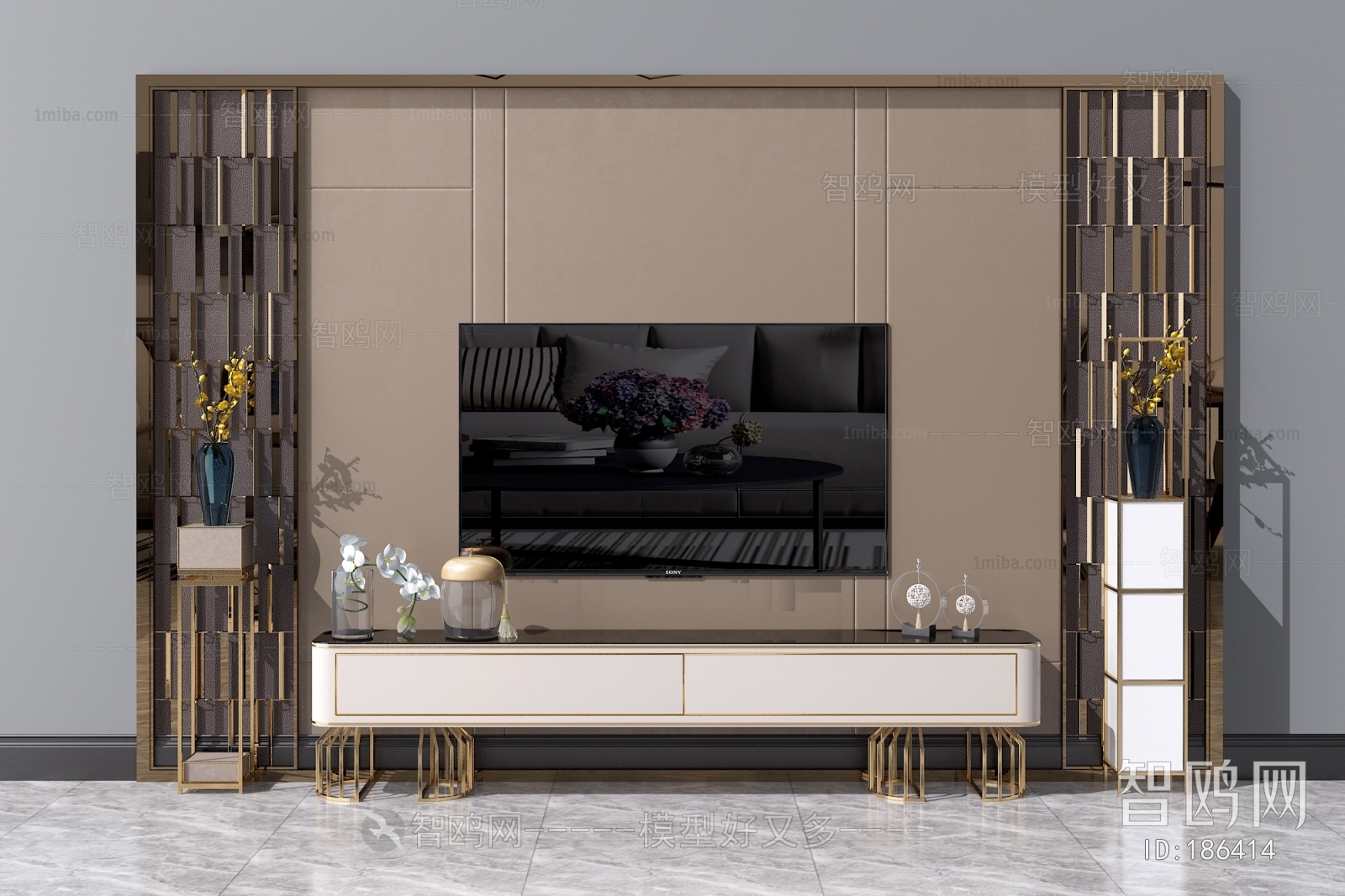 Post Modern Style TV Wall