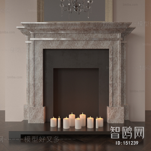 European Style Fireplace