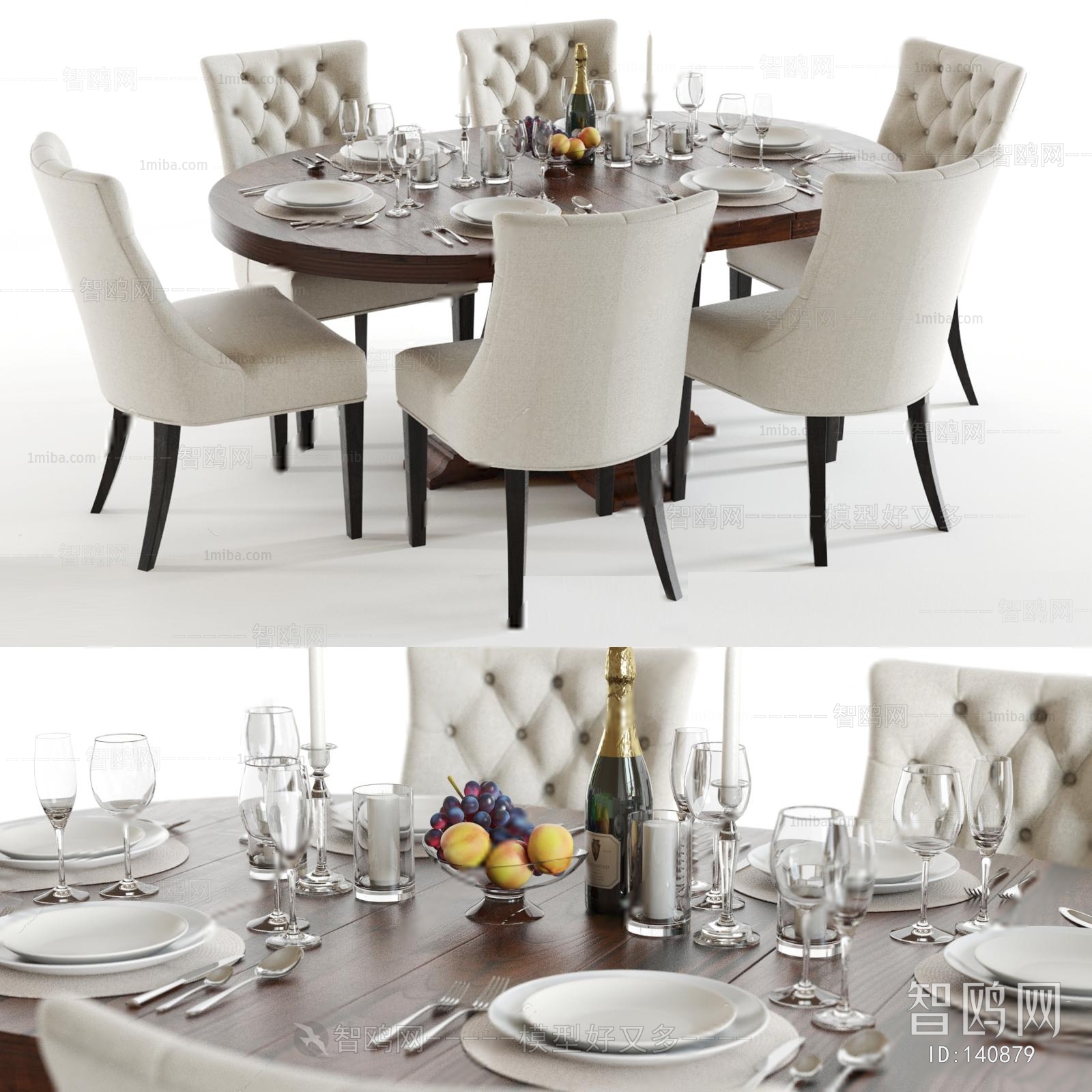 American Style Dining Table And Chairs