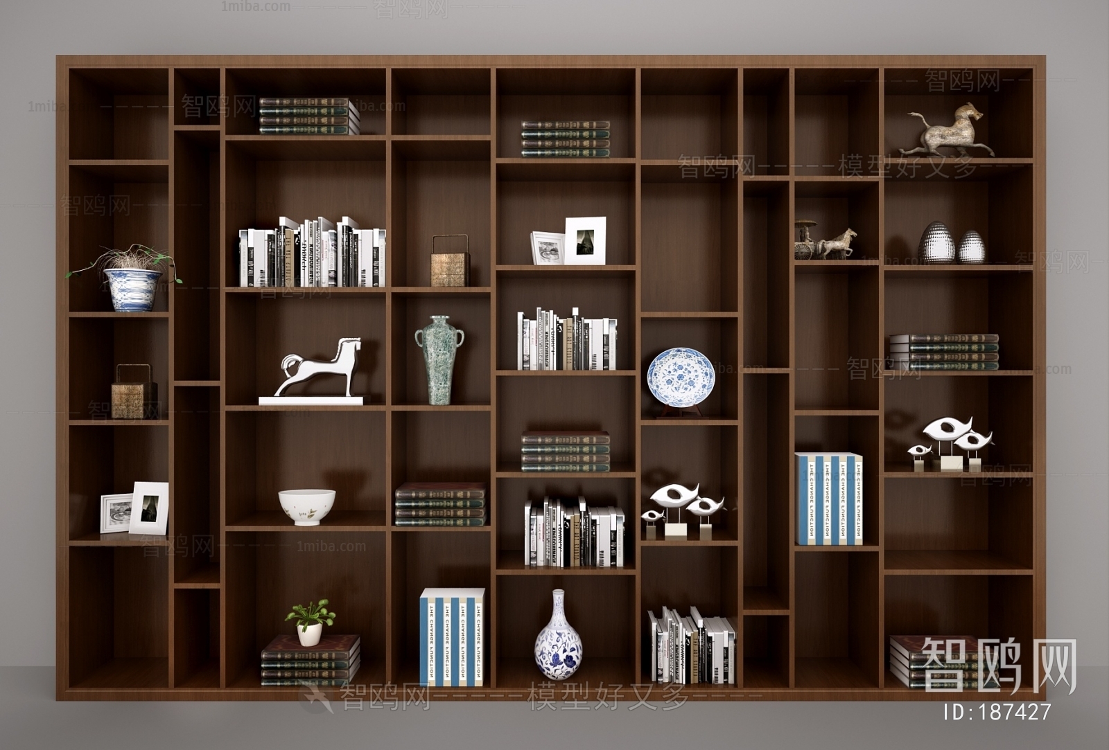 New Chinese Style Bookcase