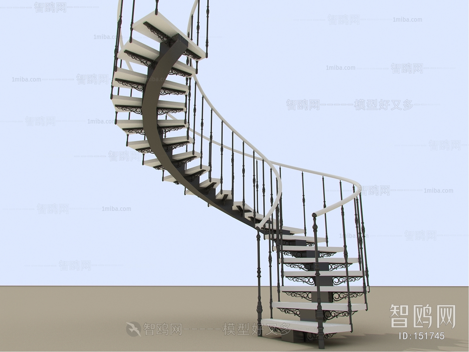 Modern Stair Balustrade/elevator